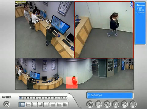 Object Tracking in Fisheye Live View