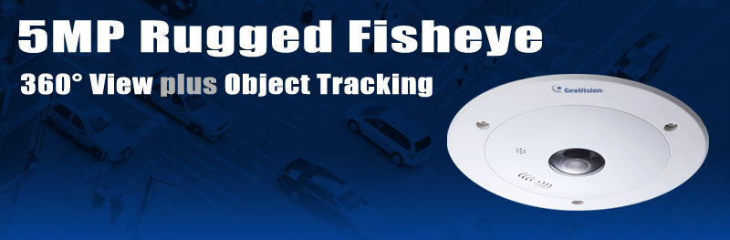 GV-FER521 5MP H.264 Fisheye Rugged IP Camera