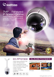 Fisheyed IP Speed Dome