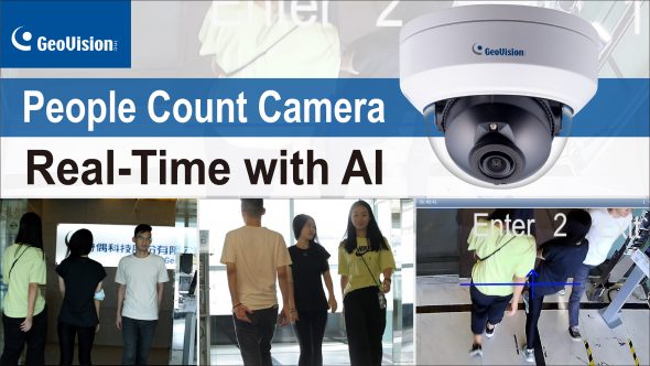 People Counting Camera, High Accuracy with AI